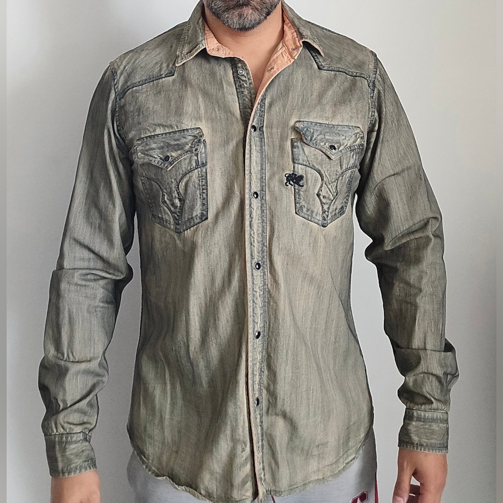 Parasuco “Denim Legend” Button-Up Shirt (L)
